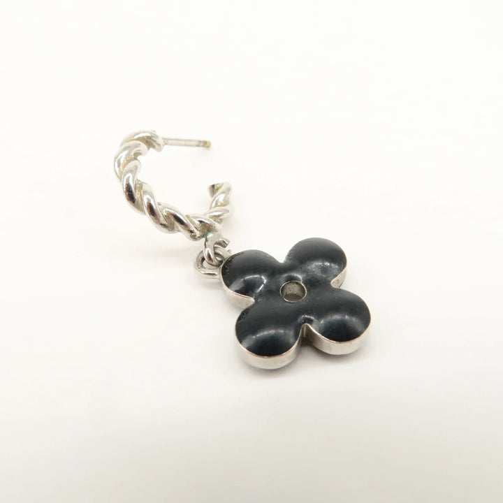 Louis Vuitton Bookle Doreille Sweet Monogram Earrings Silver M65677