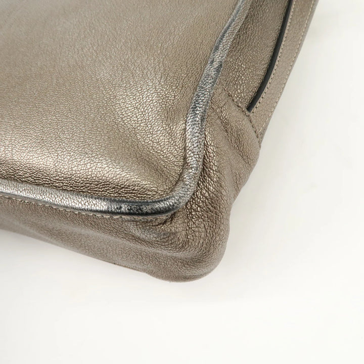 LOEWE Anagram Maia Logo Leather 2Way Bag Shoulder Bag Hand Bag Gold