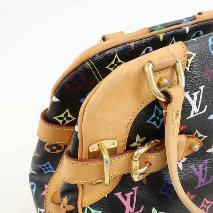 Louis Vuitton Monogram Multicolor Claudia Hand Bag Noir M40194