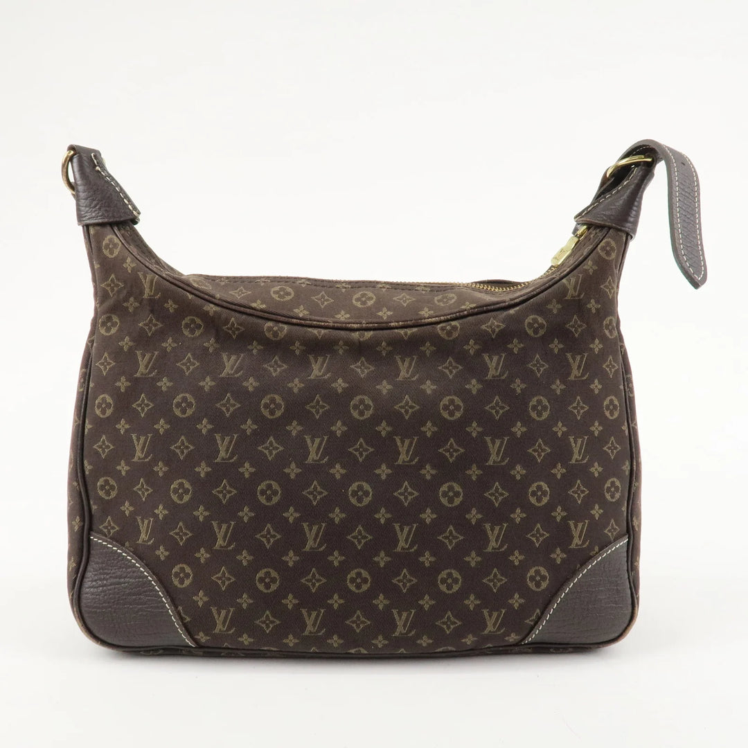 Louis Vuitton Monogram Mini Lin Boulogne Shoulder Bag Brown M95225 Used
