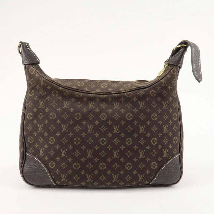 Louis Vuitton Monogram Mini Lin Boulogne Shoulder Bag Brown M95225 Used