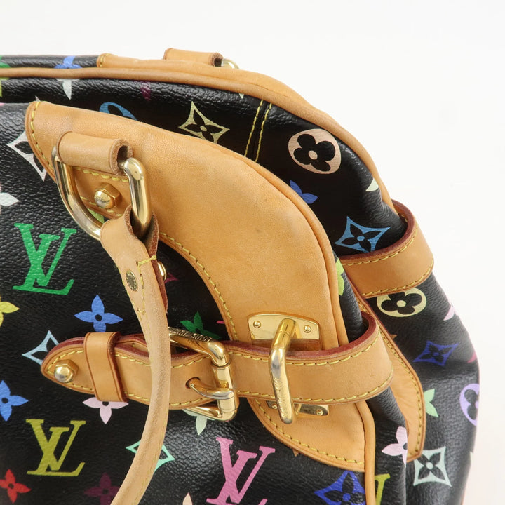 Louis Vuitton Monogram Multicolor Claudia Hand Bag Noir M40194