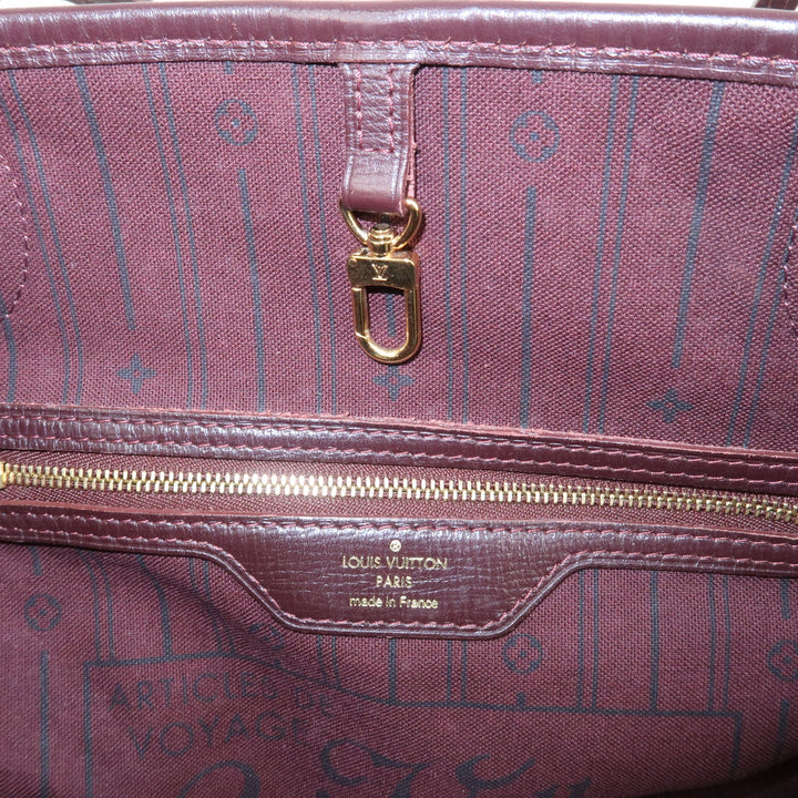 Louis Vuitton Monogram Idylle Neverfull MM Tote Bag Sepia M40515