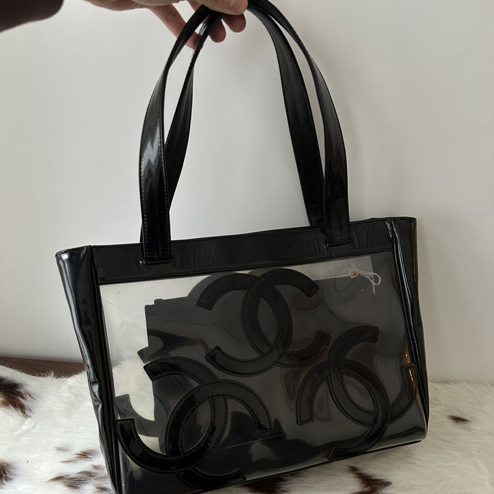 Chanel CC PVC Tote Bag 🖤 (with Sticker)