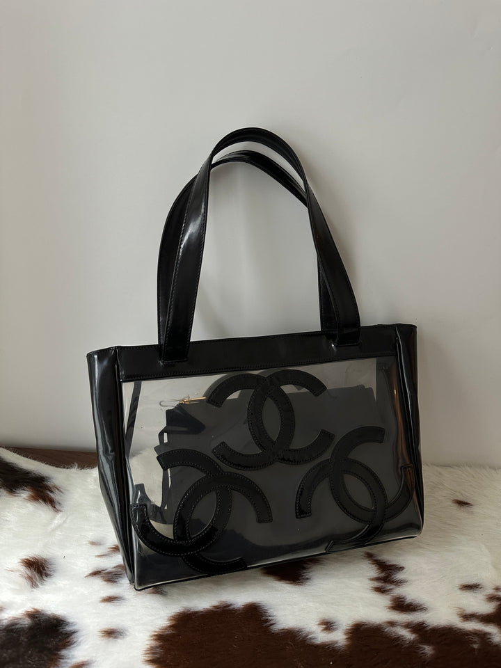Chanel CC PVC Tote Bag 🖤 (with Sticker)