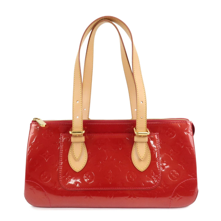 Louis Vuitton Vernis Rosewood Avenue Hand Bag Pomme D'Amour M93507