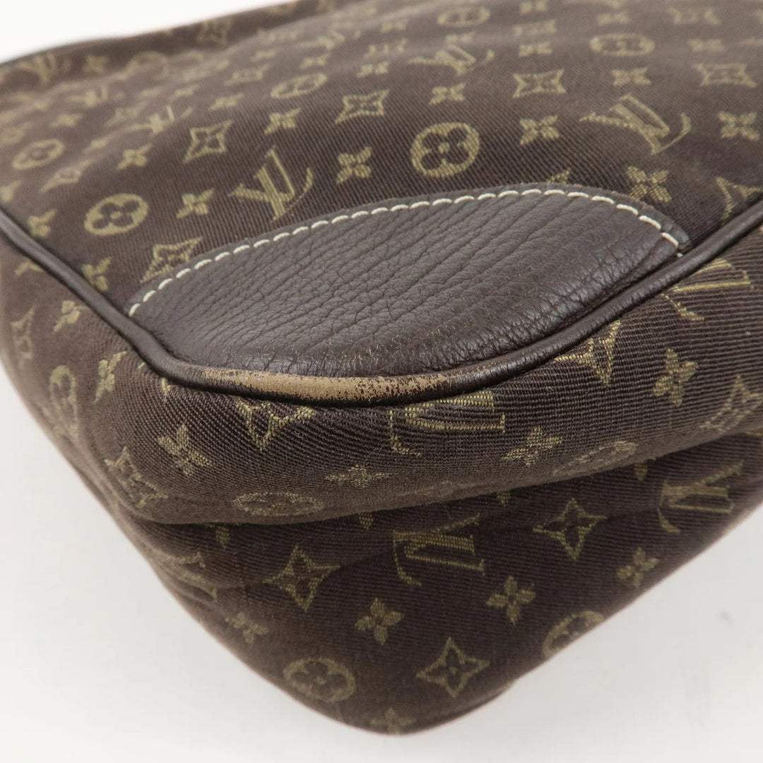 Louis Vuitton Monogram Mini Lin Boulogne Shoulder Bag Brown M95225 Used
