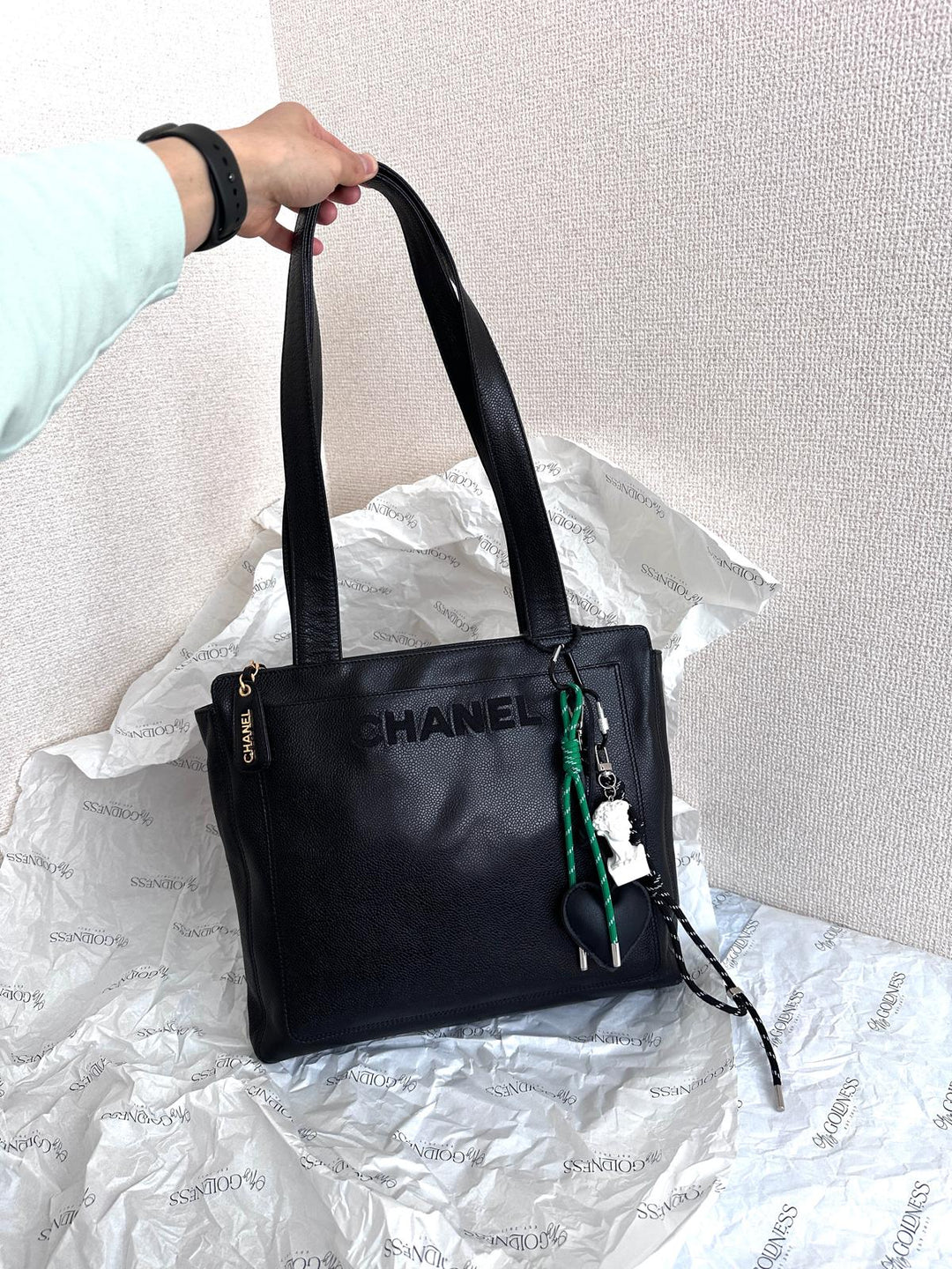 CHANEL Caviar Leather Shoulder Tote 🖤｜Timeless Everyday Elegance