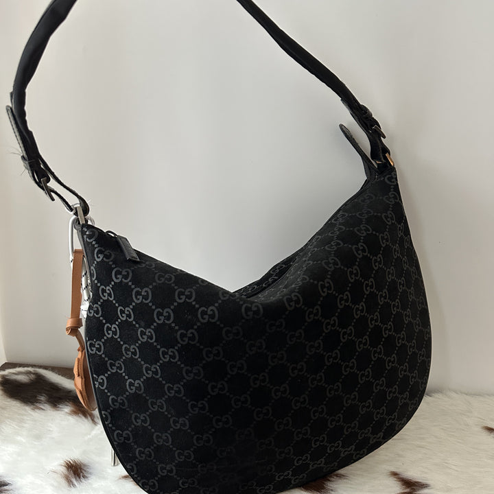 Gucci GG Suede Hobo Bag 🖤