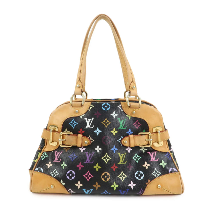 Louis Vuitton Monogram Multicolor Claudia Hand Bag Noir M40194