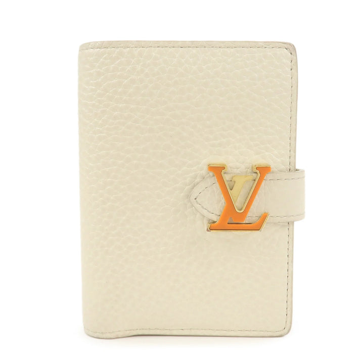 Louis Vuitton Capcines Taurillon Leather Vertical Wallet M11169