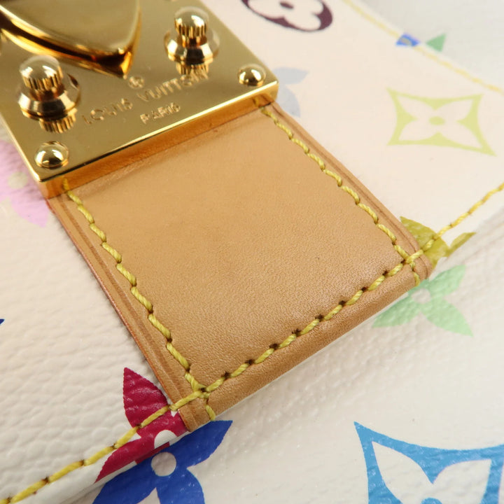 Louis Vuitton Monogram Multicolor Speedy 30 Hand Bag Blanc M92643 Used