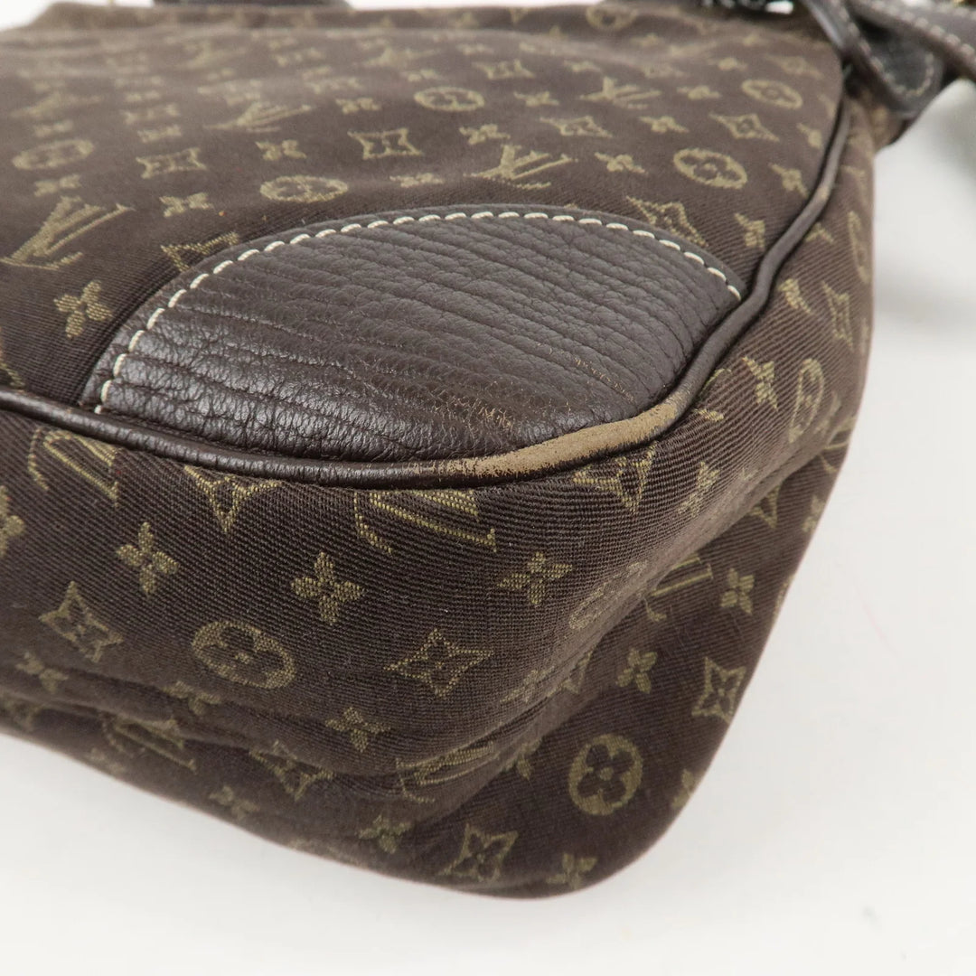 Louis Vuitton Monogram Mini Lin Boulogne Shoulder Bag Brown M95225 Used
