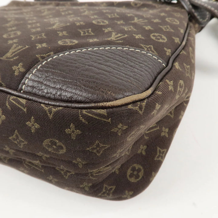 Louis Vuitton Monogram Mini Lin Boulogne Shoulder Bag Brown M95225 Used
