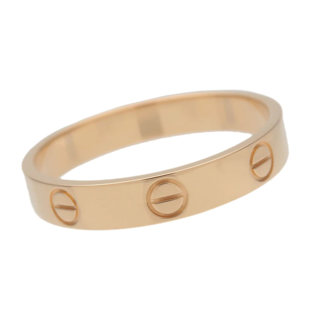 Cartier Mini Love Ring #58 K18YG 750YG Yellow Gold US8.5 EU58