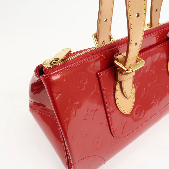 Louis Vuitton Vernis Rosewood Avenue Hand Bag Pomme D'Amour M93507