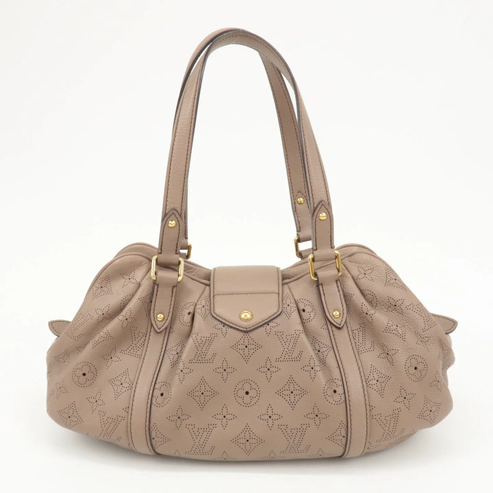 Louis Vuitton Monogram Mahina Lunar PM Shoulder Bag Sables M93433 Used