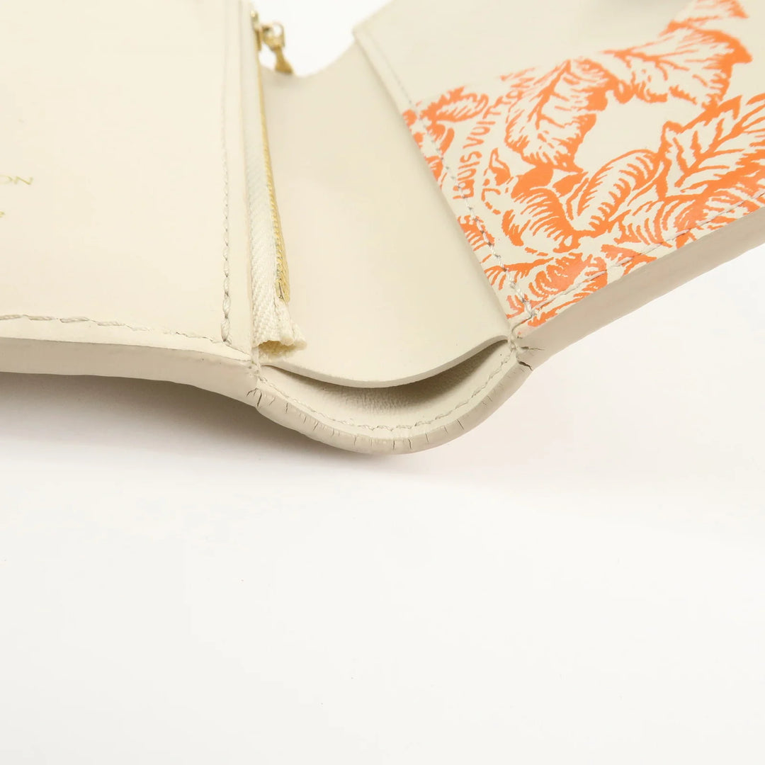 Louis Vuitton Capcines Taurillon Leather Vertical Wallet M11169