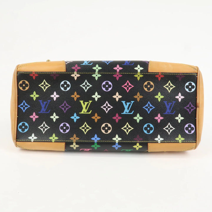 Louis Vuitton Monogram Multicolor Claudia Hand Bag Noir M40194