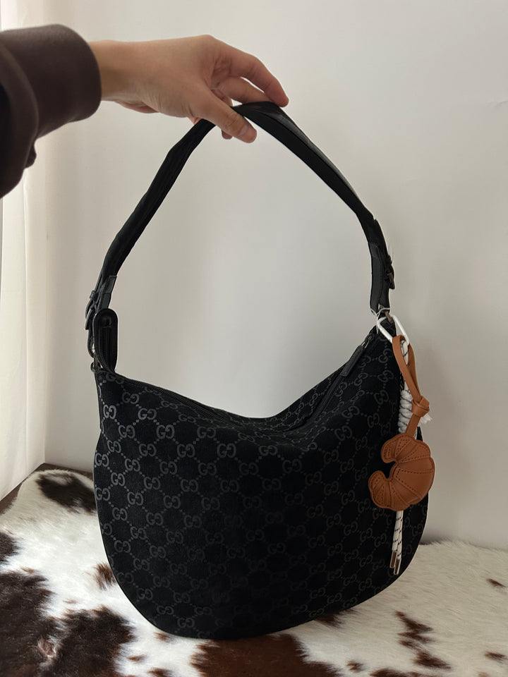 Gucci GG Suede Hobo Bag 🖤