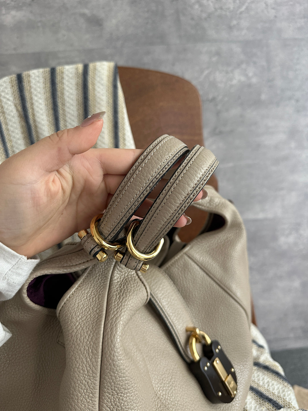 Loewe Pebbled Leather Hobo Bag 🤍🖤