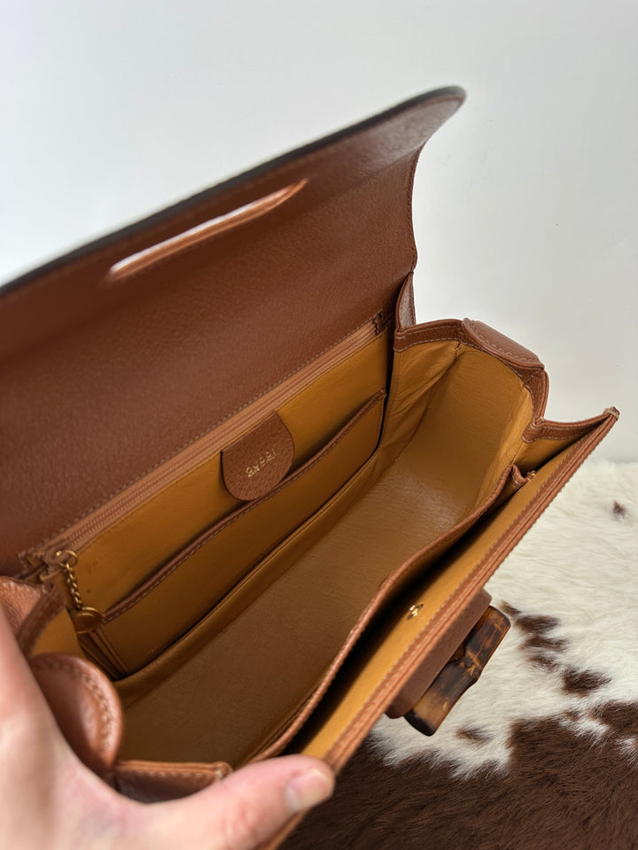 Gucci Caramel Bamboo Kelly Bag 🤎