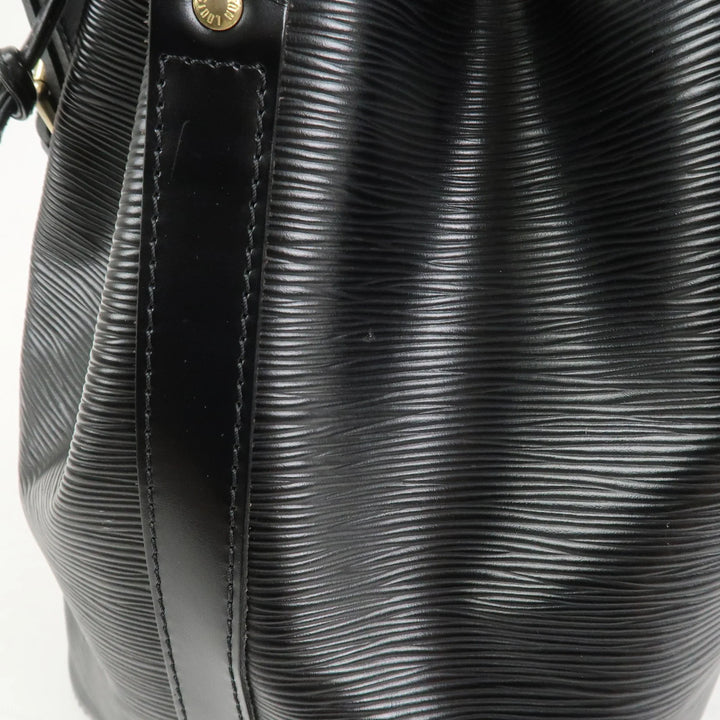 Louis Vuitton Epi Leather Petit Noe Shoulder Bag Noir Black M59012