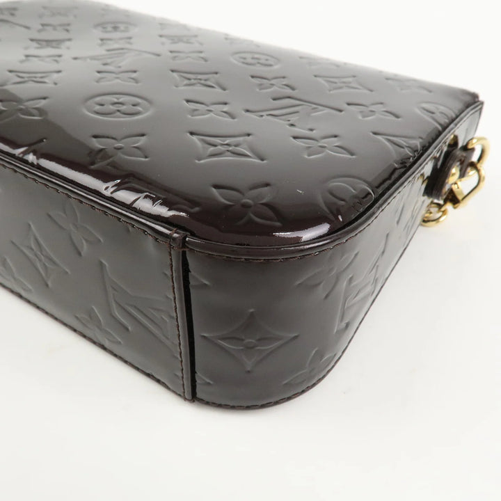 Louis Vuitton Vernis Leather Rodeo Drive Hand Bag Amarante M93598