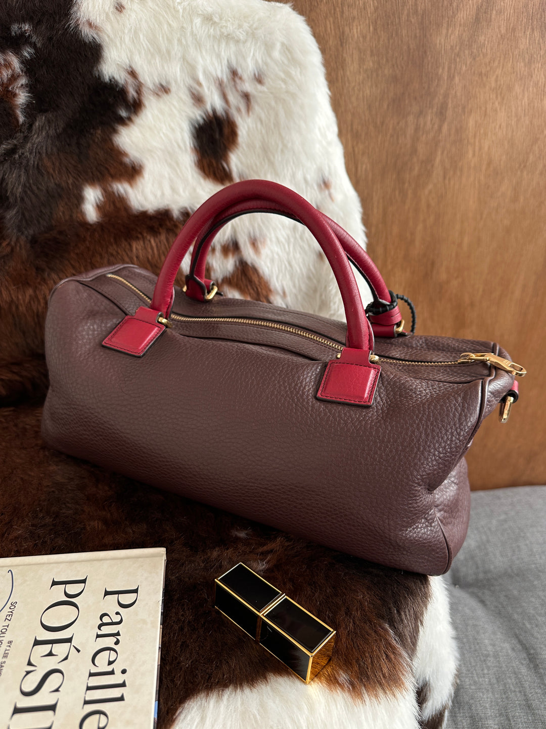 Loewe Amazona Style Boston Bag 🤎😍｜Soft Calf Leather・Key Lock Detail・Elongated Silhouette