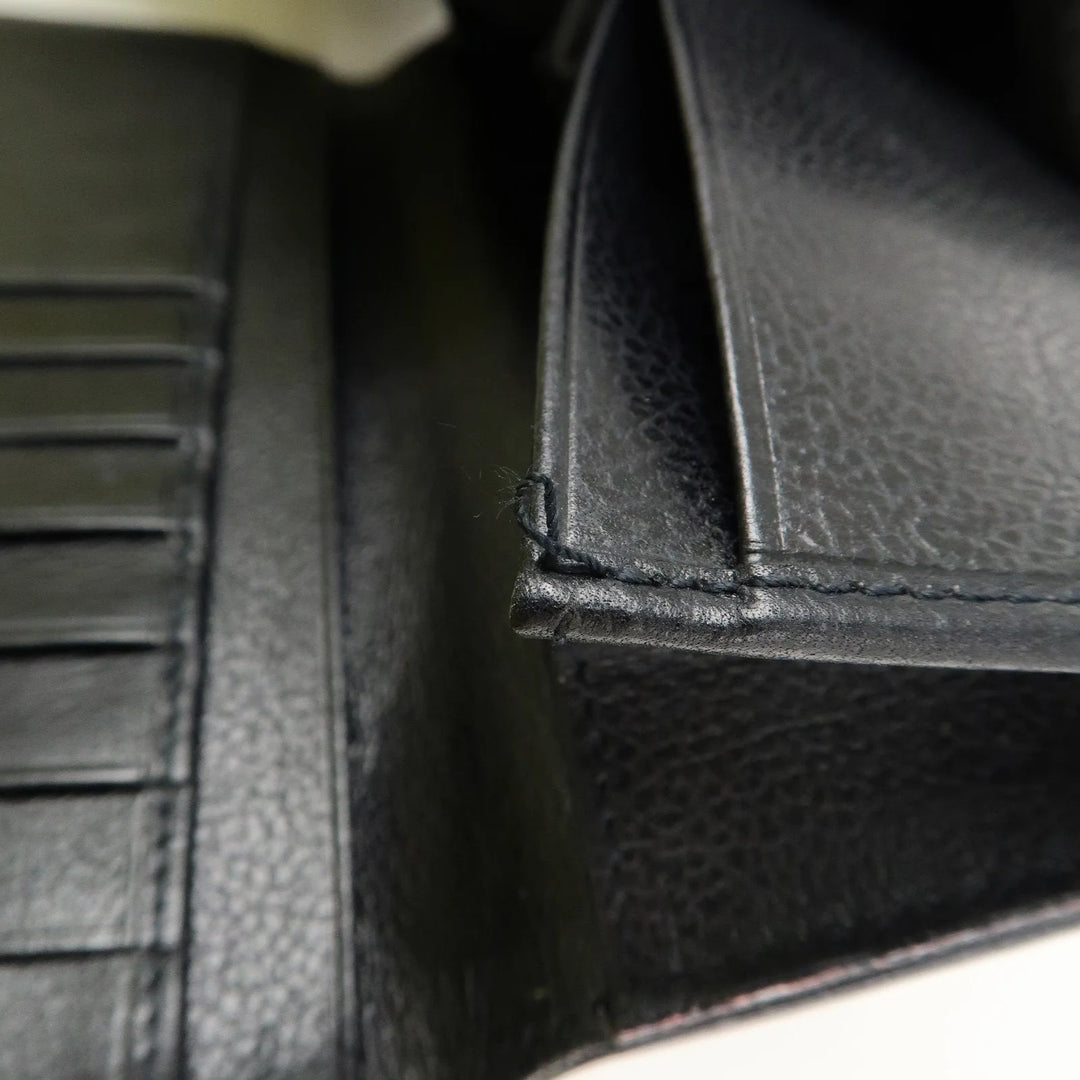 Christian Dior Flight Line Trotter Canvas Leather Logo Charm Wallet Used