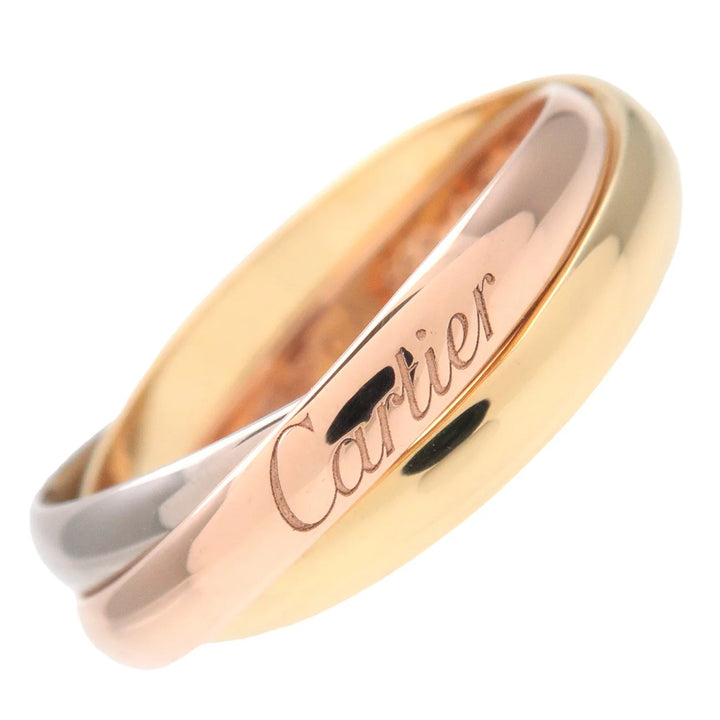 Cartier Trinity Ring SM 750YG/WG/PG #10.5 US5.5 EU50.5