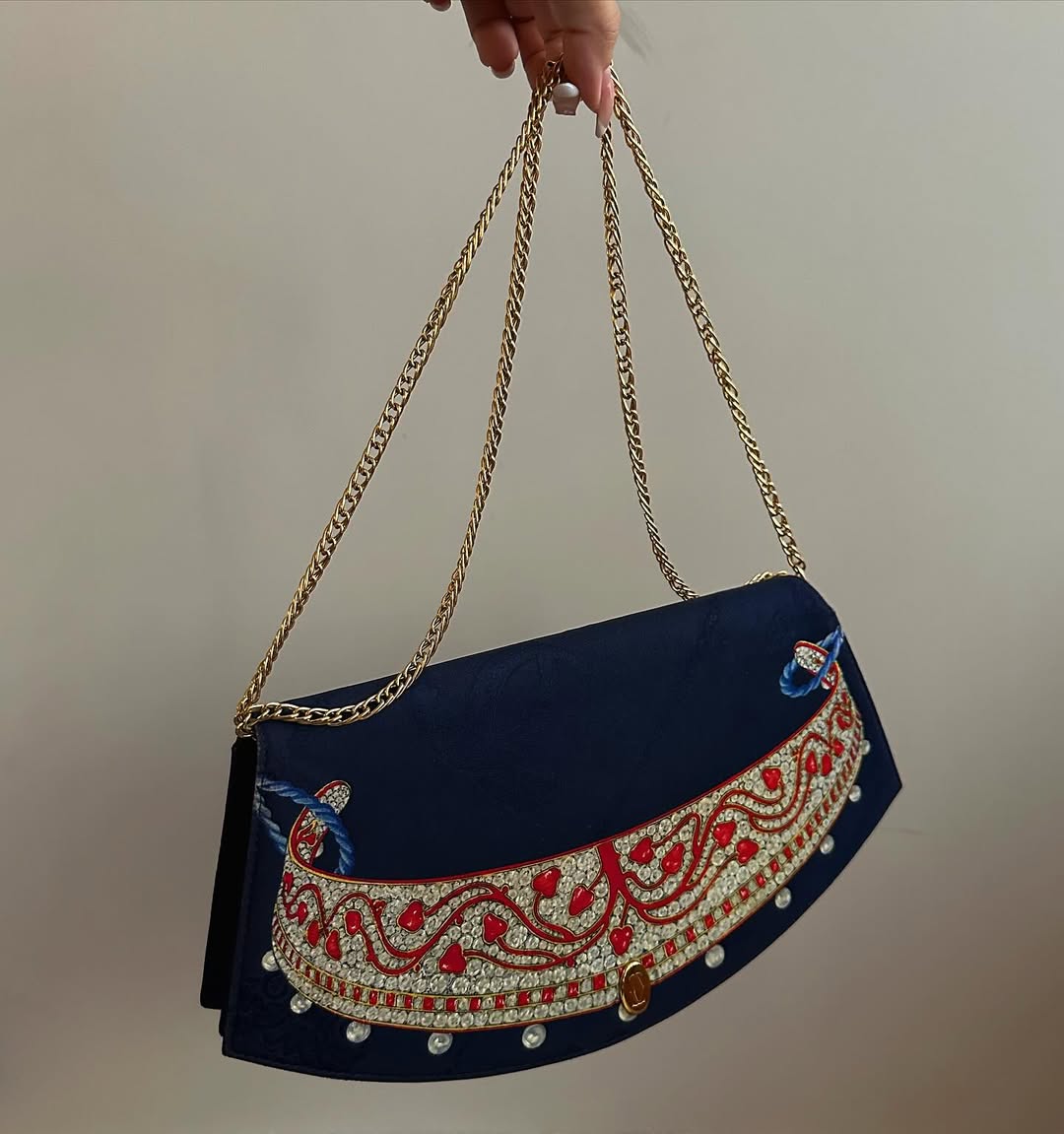 CARTIER Rare Jewelry Fan Bag｜90s Collector’s Evening Bag × Exquisite Detailing 💍👑