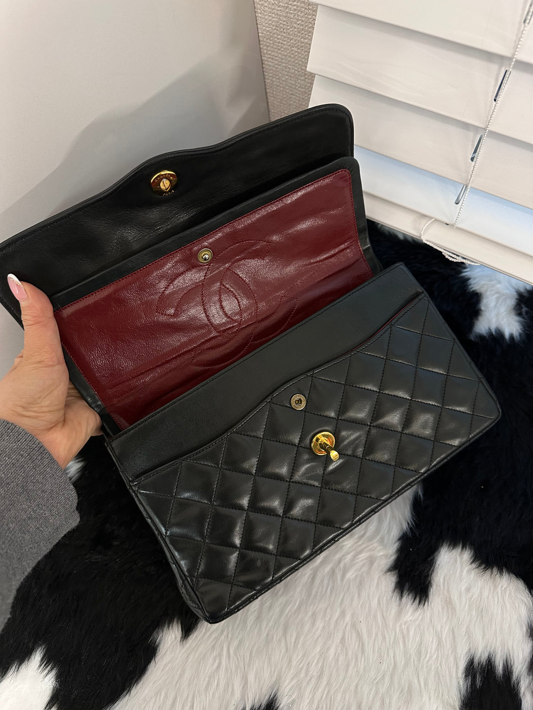 CHANEL Paris Limited Classic Flap 25 Bag ✨🖤｜Full Set × Rare Two-Tone CC Lock × Vintage Collector’s Piece
