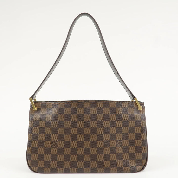 Louis Vuitton Damier Aubagne Shoulder Bag Hand Bag Brown N51129 Used