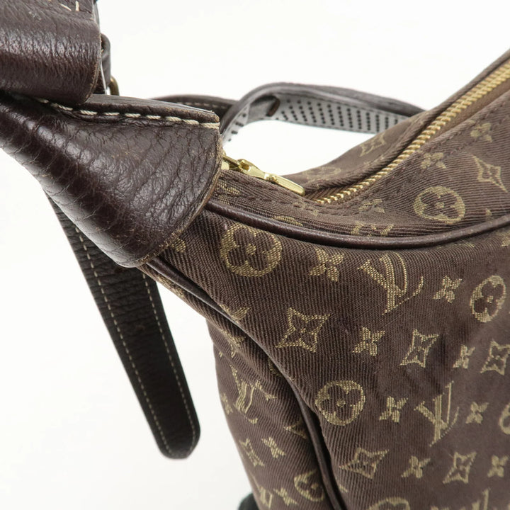 Louis Vuitton Monogram Mini Lin Boulogne Shoulder Bag Brown M95225 Used