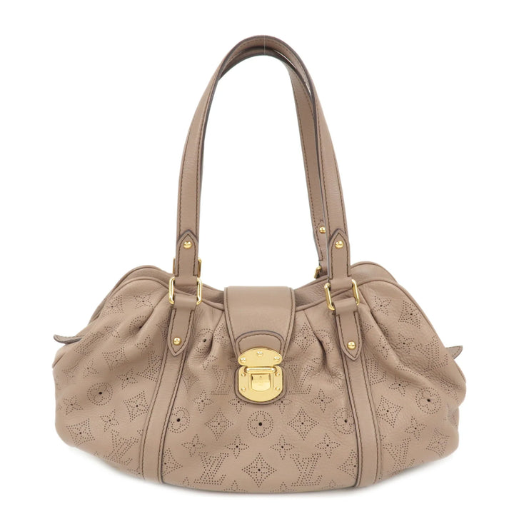 Louis Vuitton Monogram Mahina Lunar PM Shoulder Bag Sables M93433 Used