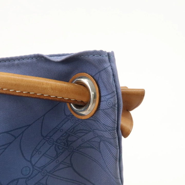 Hermes Silky City PM Silk Leather Shoulder Bag Crossbody Bag