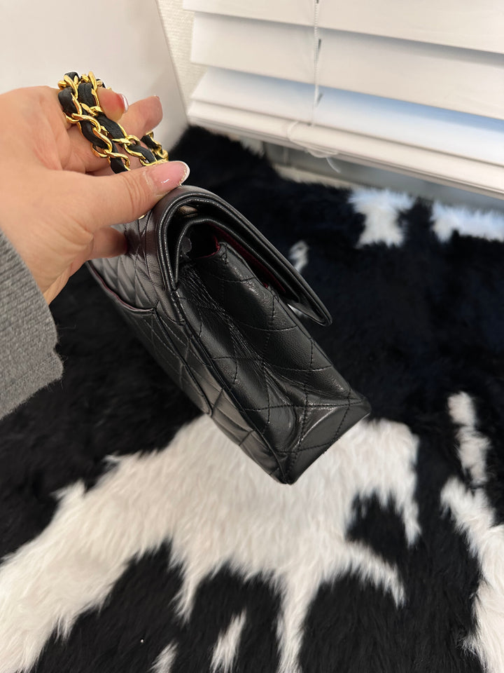 CHANEL Paris Limited Classic Flap 25 Bag ✨🖤｜Full Set × Rare Two-Tone CC Lock × Vintage Collector’s Piece