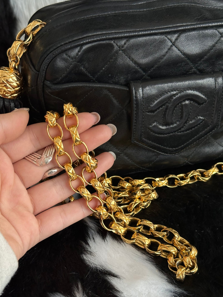 Chanel CC Pineapple Chain Bag 🖤✨