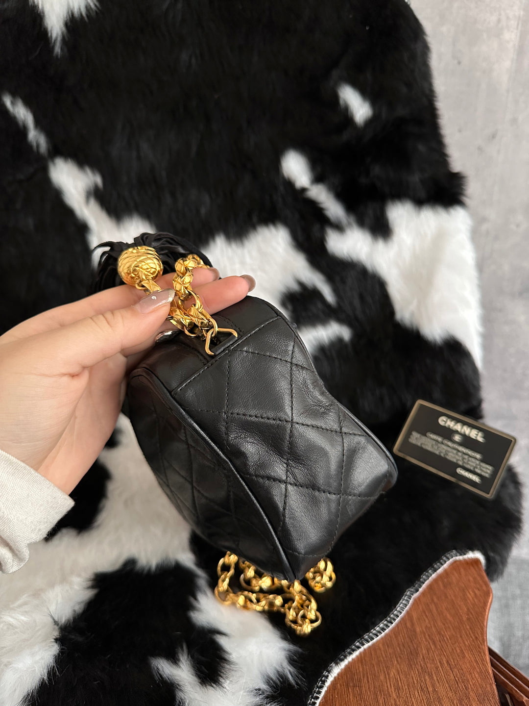 Chanel CC Pineapple Chain Bag 🖤✨