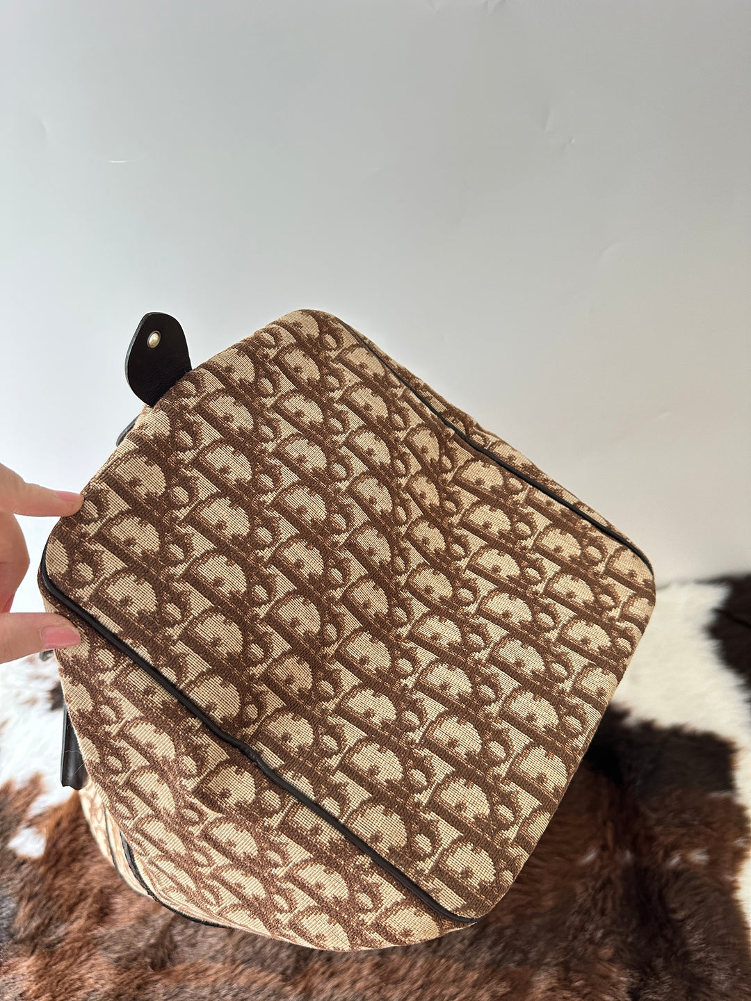Dior Monogram Boston 40 Bag 🤎｜Iconic Oblique Canvas・Spacious Travel Size・Vintage Classic