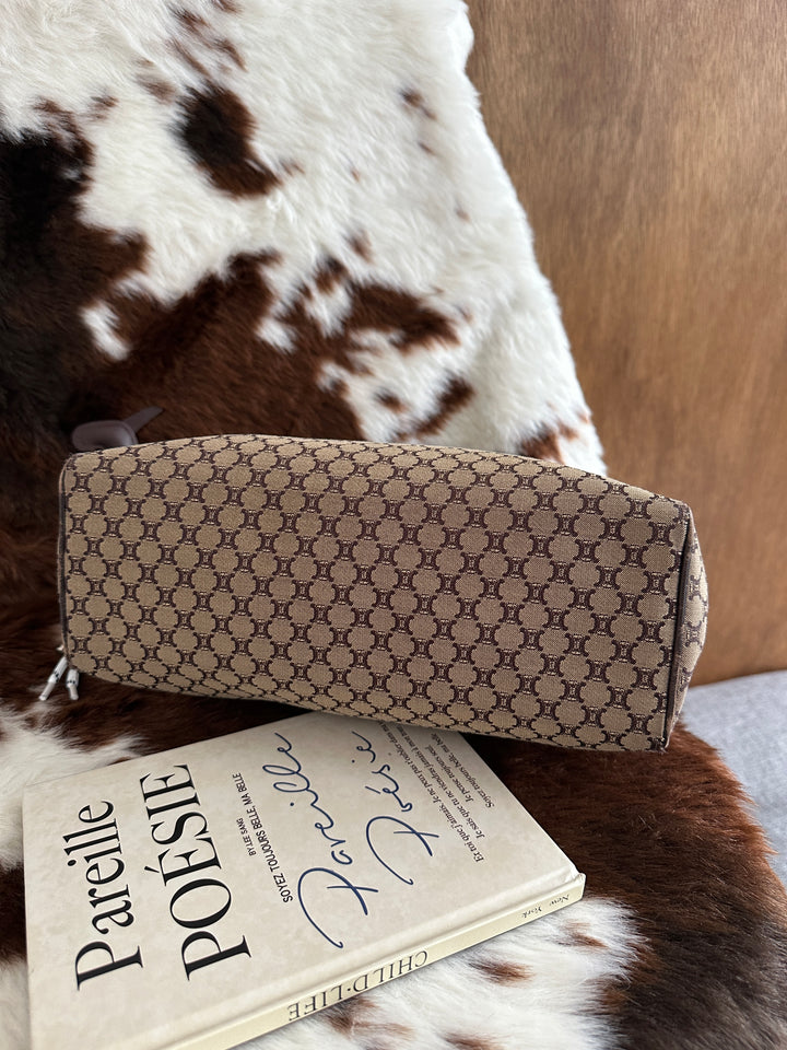 Celine Macadam Monogram Tote Bag 🤎✨｜Classic Canvas・Spacious Design・Effortless Everyday Style