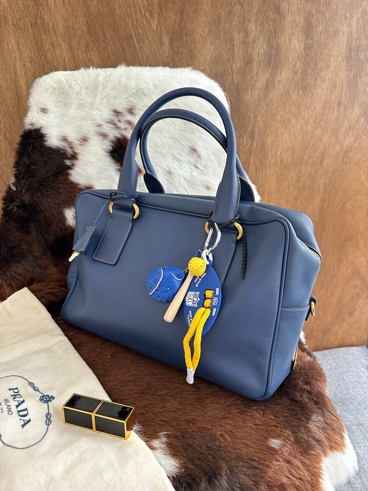 Prada Saffiano Tote 💙✨｜With Original Strap・Classic & Practical