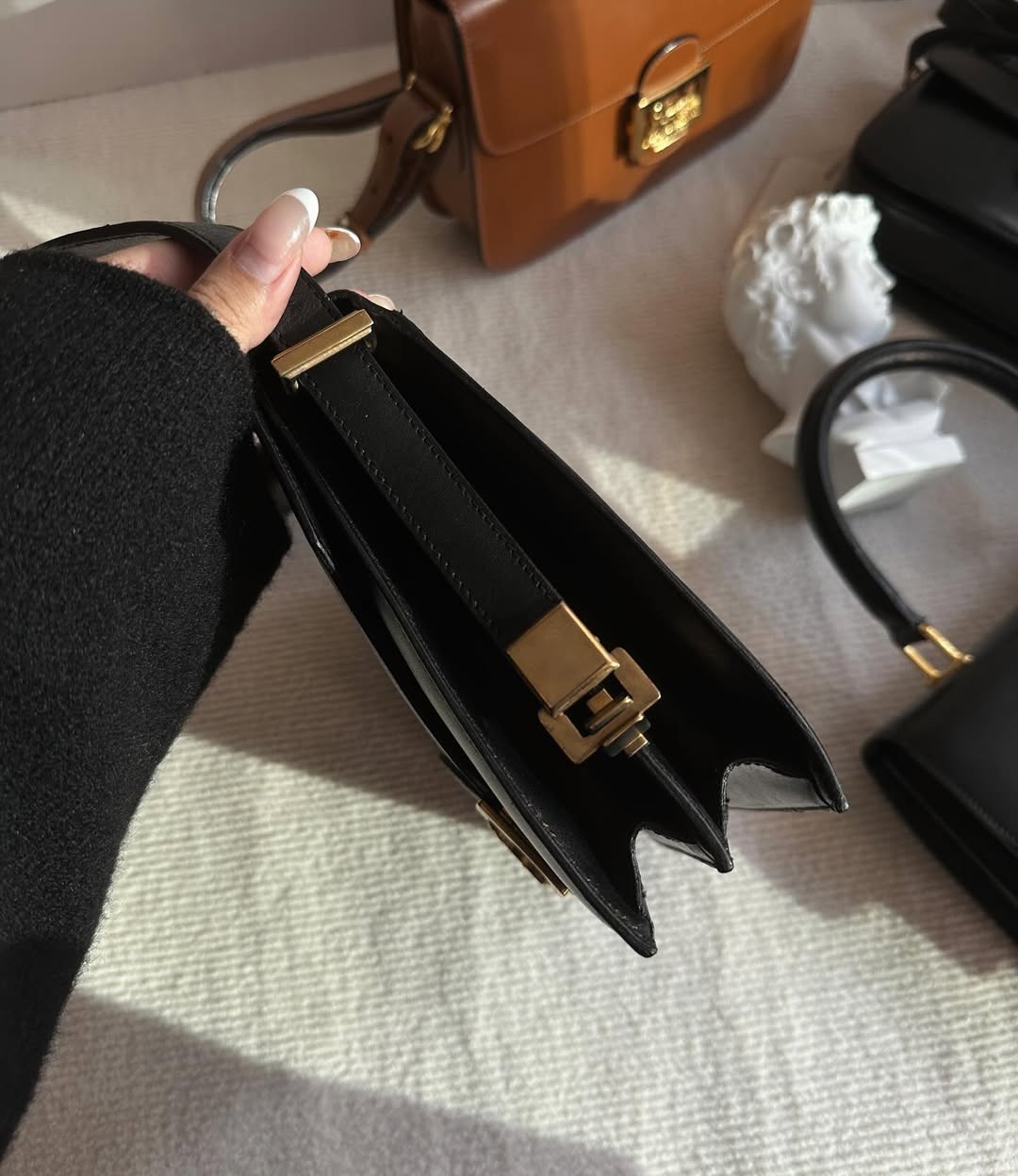 CELINE Envelope Carriage Shoulder Bag with Dust Bag｜Rare Vintage Elegance 🐴✨