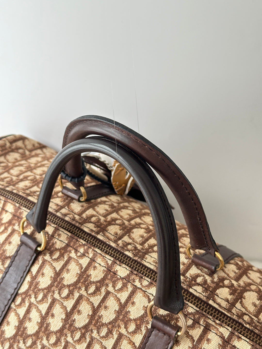 Dior Monogram Boston 40 Bag 🤎｜Iconic Oblique Canvas・Spacious Travel Size・Vintage Classic