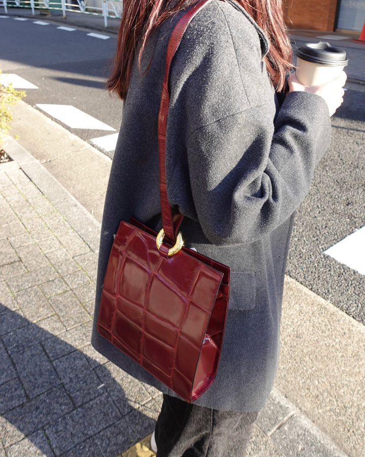 Celine Crocodile Donut Bucket Bag ❤️🐊｜Exotic Crocodile × Iconic Donut Hardware × Archive Collectible