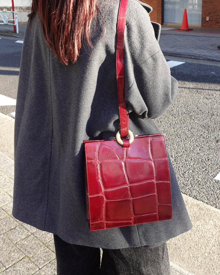 Celine Crocodile Donut Bucket Bag ❤️🐊｜Exotic Crocodile × Iconic Donut Hardware × Archive Collectible