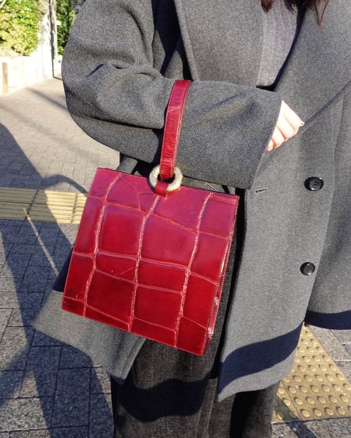 Celine Crocodile Donut Bucket Bag ❤️🐊｜Exotic Crocodile × Iconic Donut Hardware × Archive Collectible