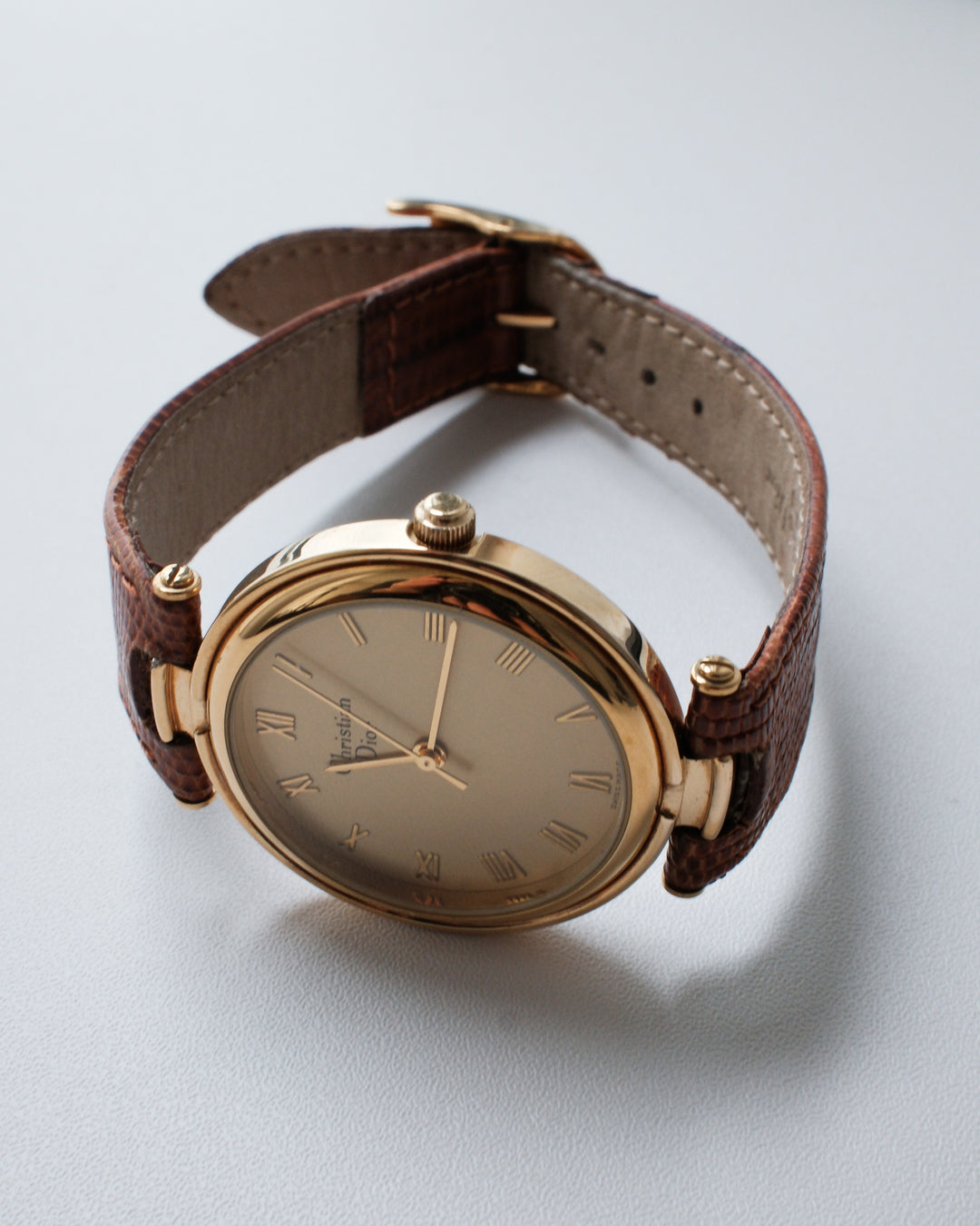 Christian Dior Roman Dial Watch ✨｜Classic Round Case × Roman Numerals × Timeless Elegant Design