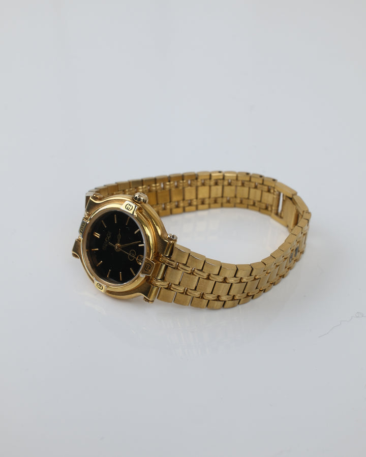 Gucci Classic Round Watch ✨｜Signature Logo Details × Integrated Bracelet × Timeless Vintage Style